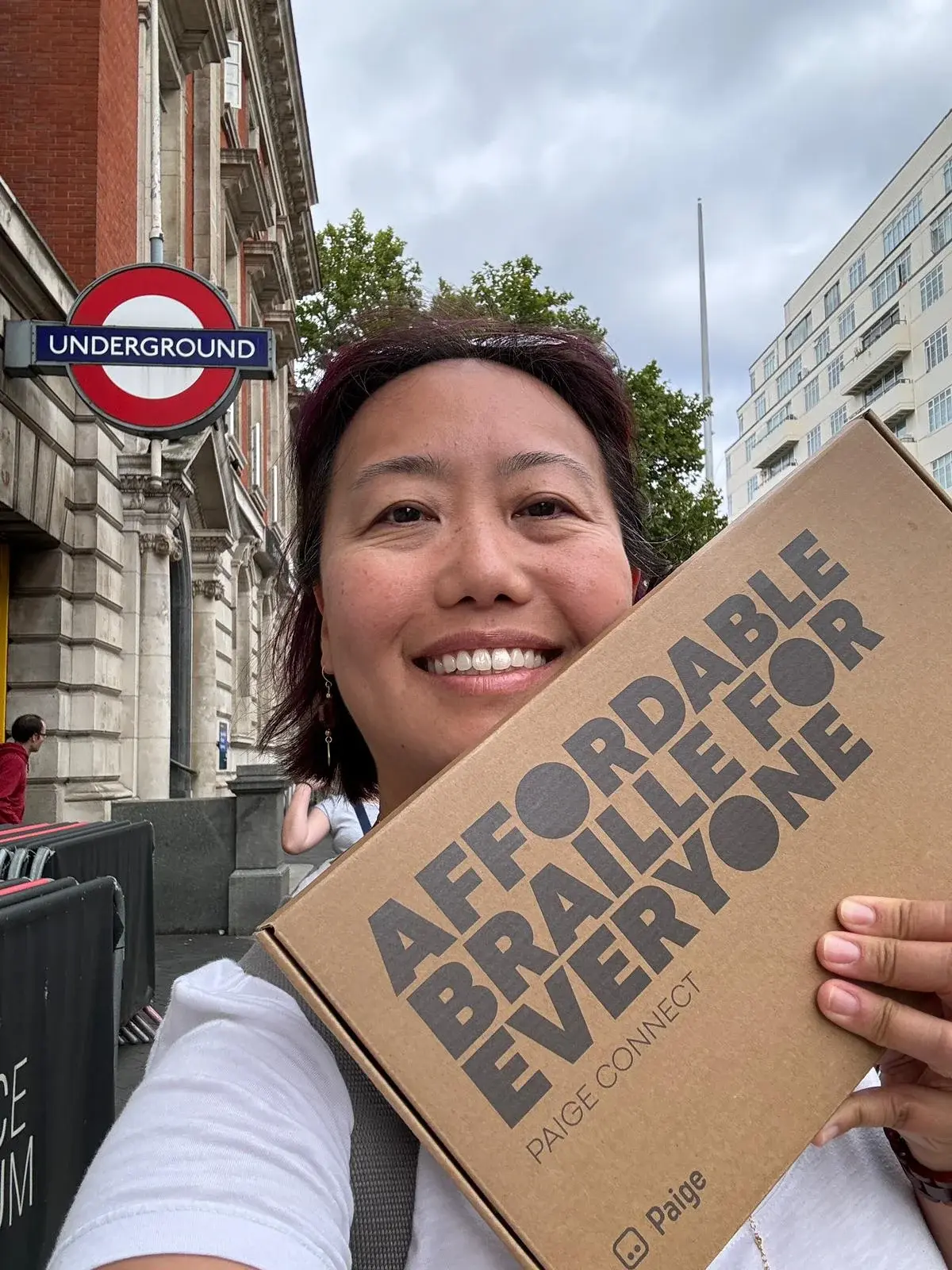 Portrait of Yue-Ting Siu, a Teacher of Students with Visual Impairments